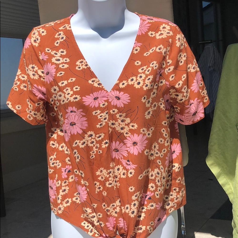 Madewell floral top